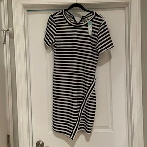 NWT EZRA Scarlett Striped Dress